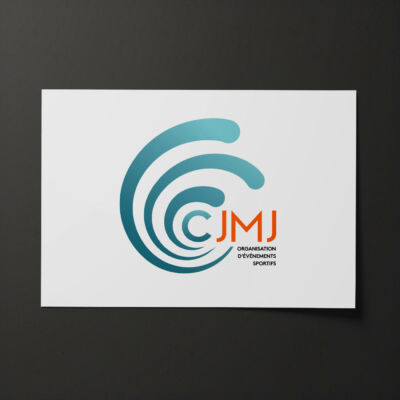 Logo réalisé pour une société d'événementiel sportif <i>(2016)</i> Logo CJMJ