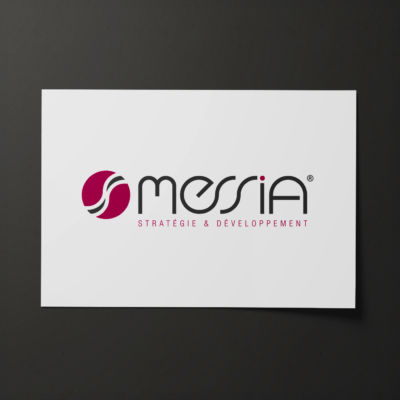 Logo réalisé pour une société de conseil <i>(2016)</i> Logo Messia