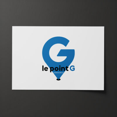Logo réalisé pour une chronique radio <i>(2018)</i> Logo Point G